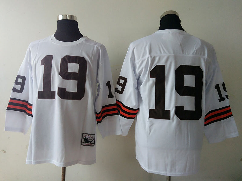 Men's Cleveland Browns Bernie Kosar Mitchell & Ness White Legacy Replica Jerseys