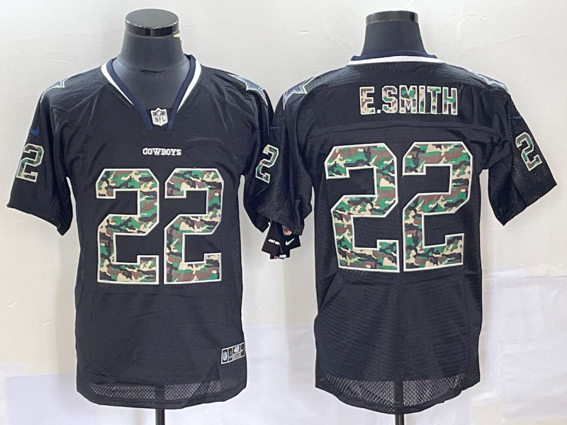 Men's Dallas Cowboys Emmitt Smith #22 Black Player Jerseys
