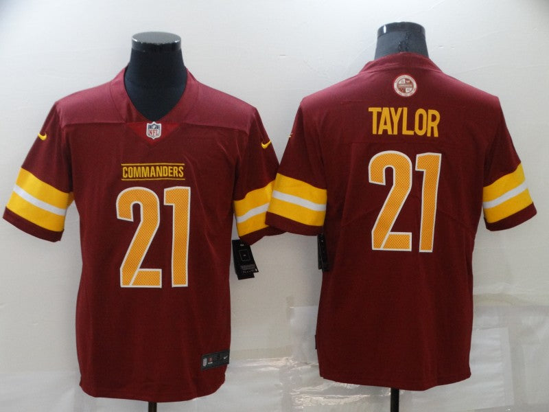 Men's Washington Commanders Sean Taylor #21 Burgundy 2022 Home Retired Player Limited Jerseys