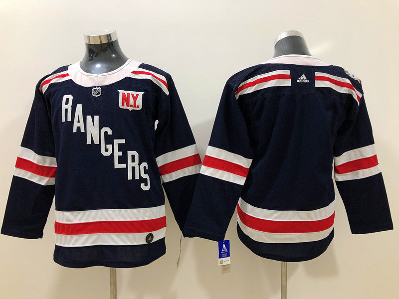 Men's New York Rangers Black Blank Player Jerseys