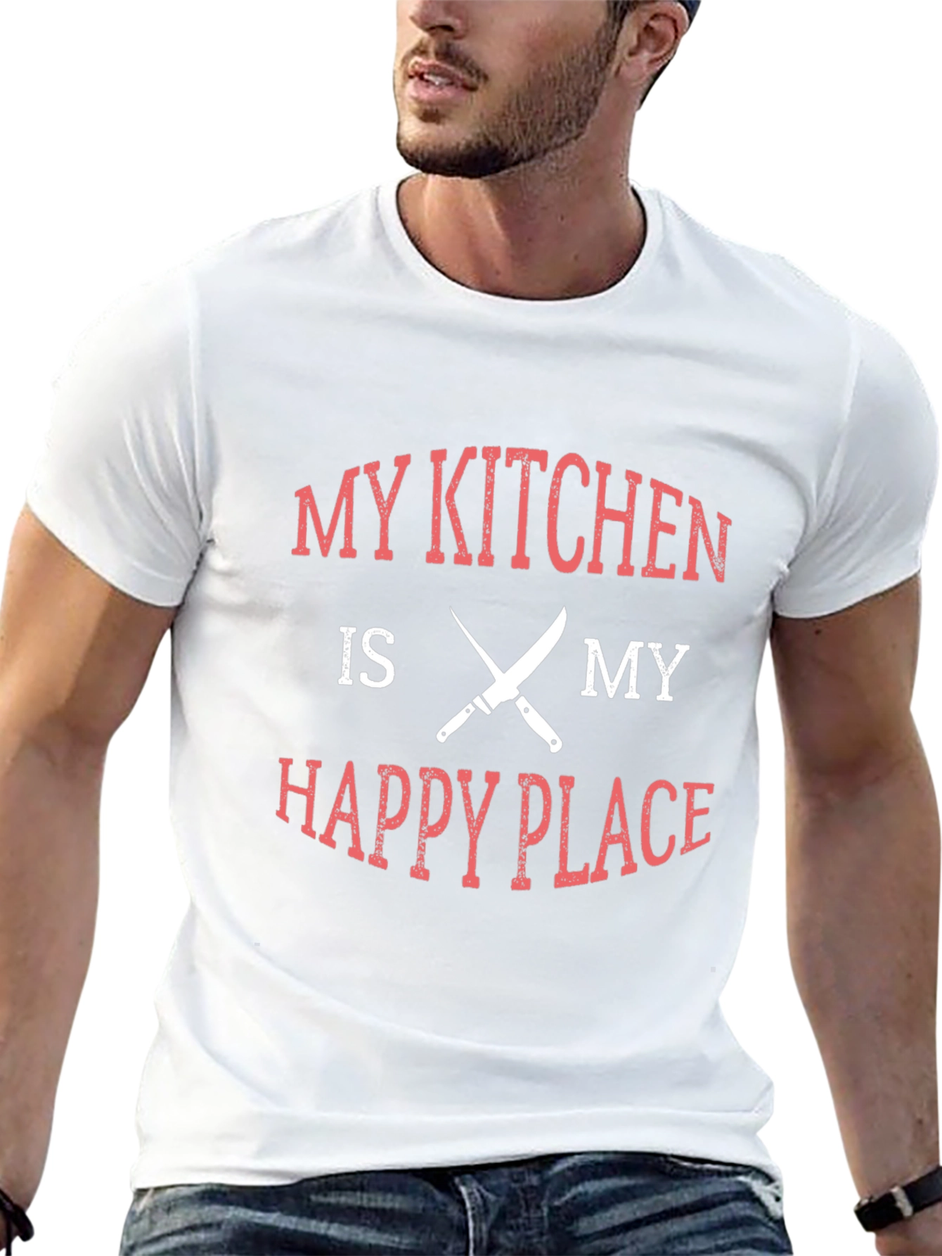 My Kitchen is My Happy Place Graphic T-Shirt