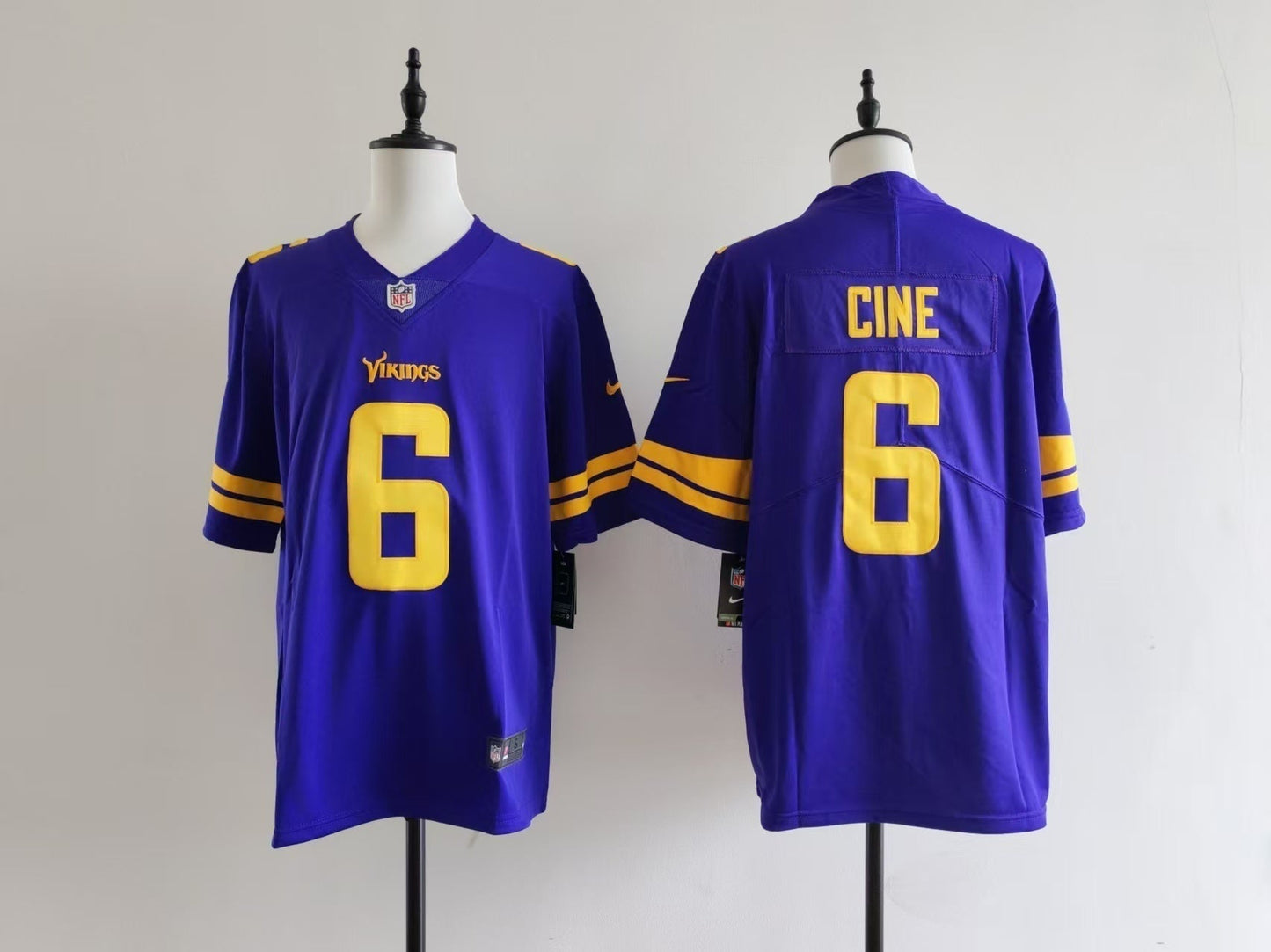 Men's Minnesota Vikings Lewis Cine Nike Jersey - Purple