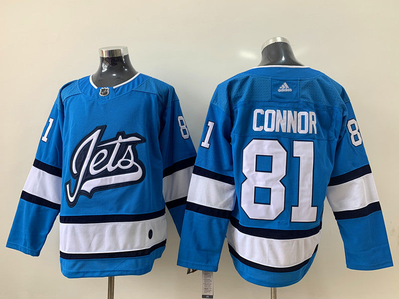 Men's Winnipeg Jets Kyle Connor #81 Blue Player Jerseys