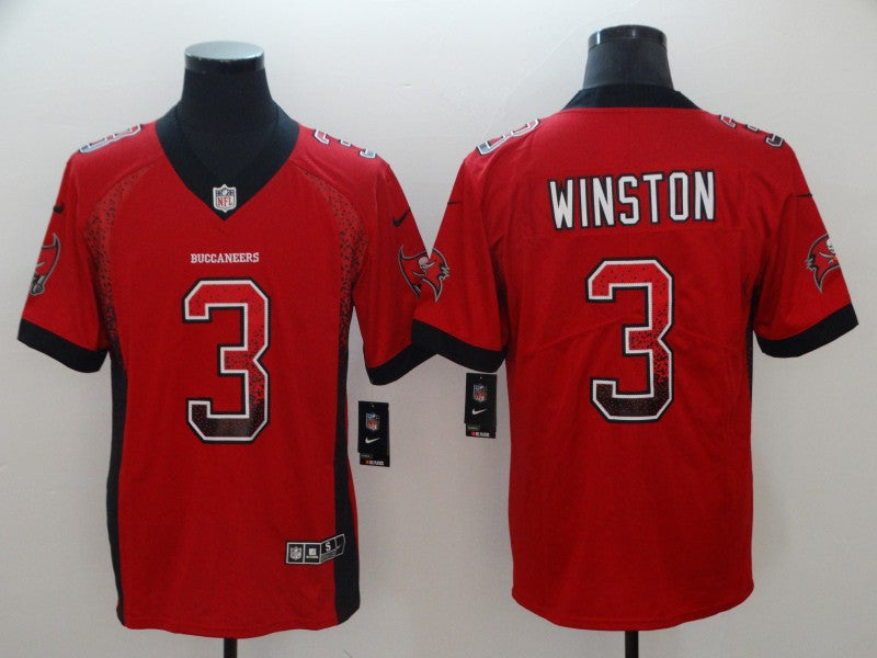 Men's Tampa Bay Buccaneers Jameis Winston #3 Red Game Player Jerseys