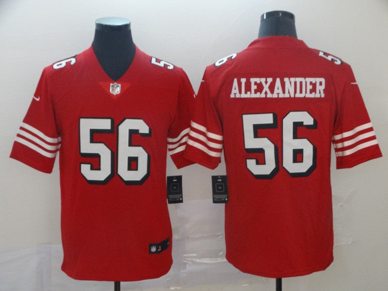 Men's San Francisco 49ers Kwon Alexander #56 Red Game Player Jerseys