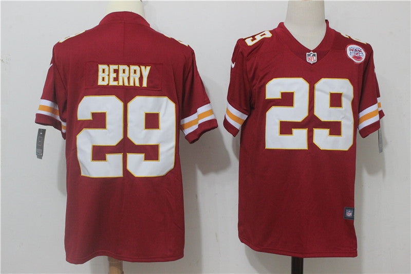 Men's Kansas City Chiefs Eric Berry #29 Red Game Jerseys