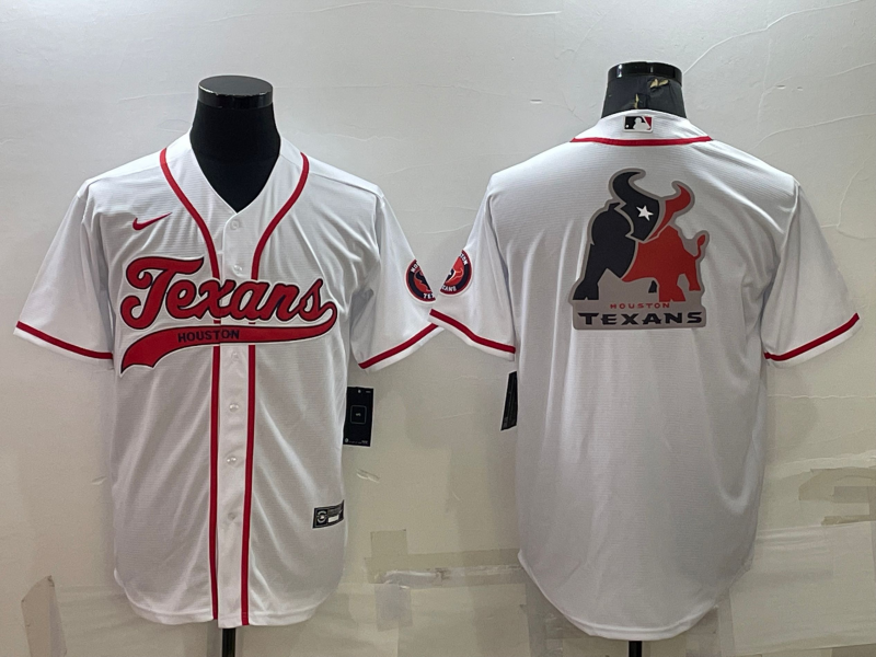 Men's Houston Texans White Game Jerseys