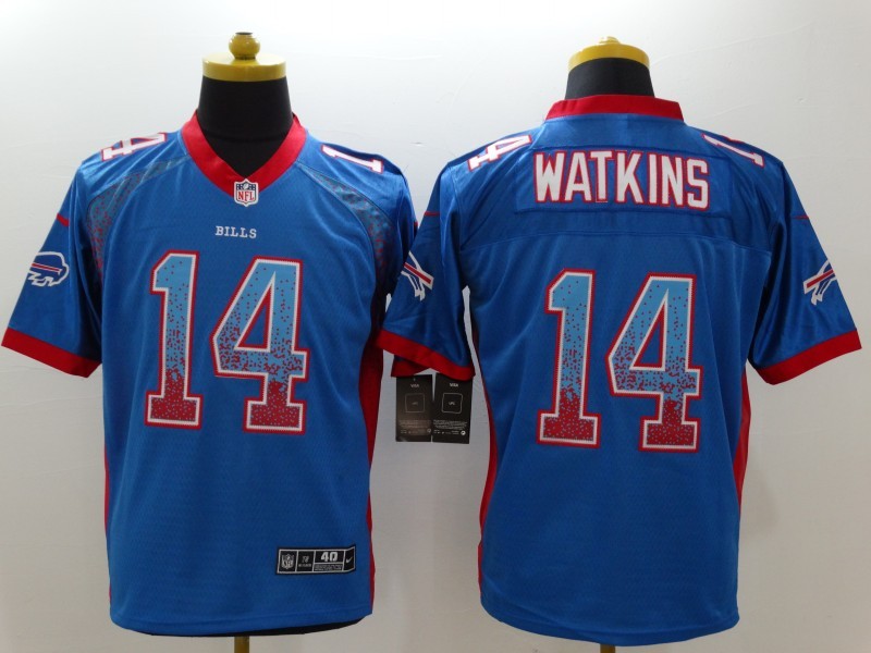 Men's Buffalo Bills Sammy Watkins #14 Blue Game Jerseys