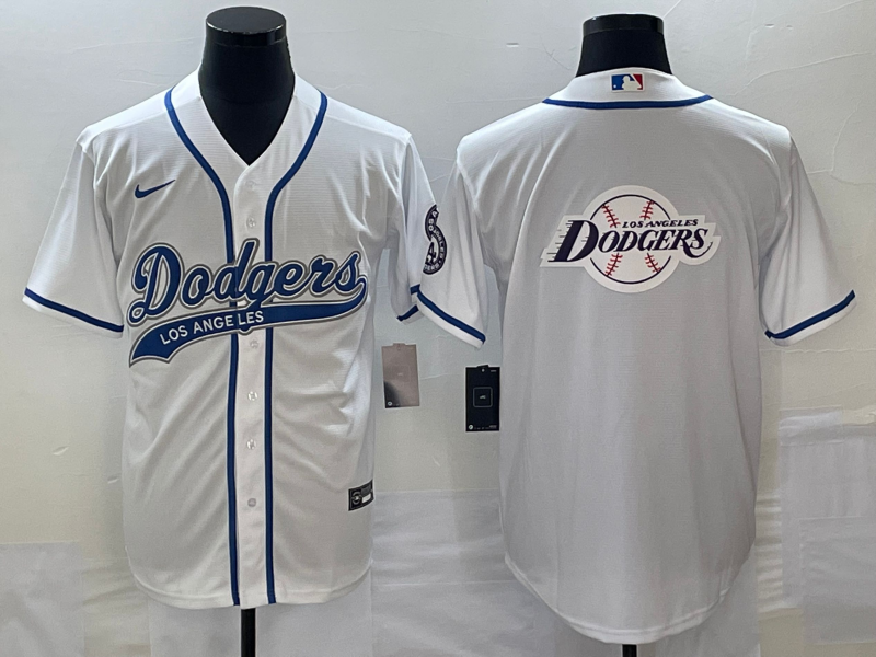 Men's Los Angeles Dodgers White Player Jerseys Joint Edition