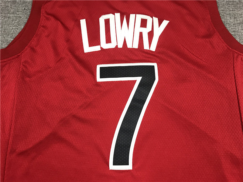 Men's Toronto Raptors Kyle Lowry Red 2021/22 Diamond Swingman Fashion Jerseys