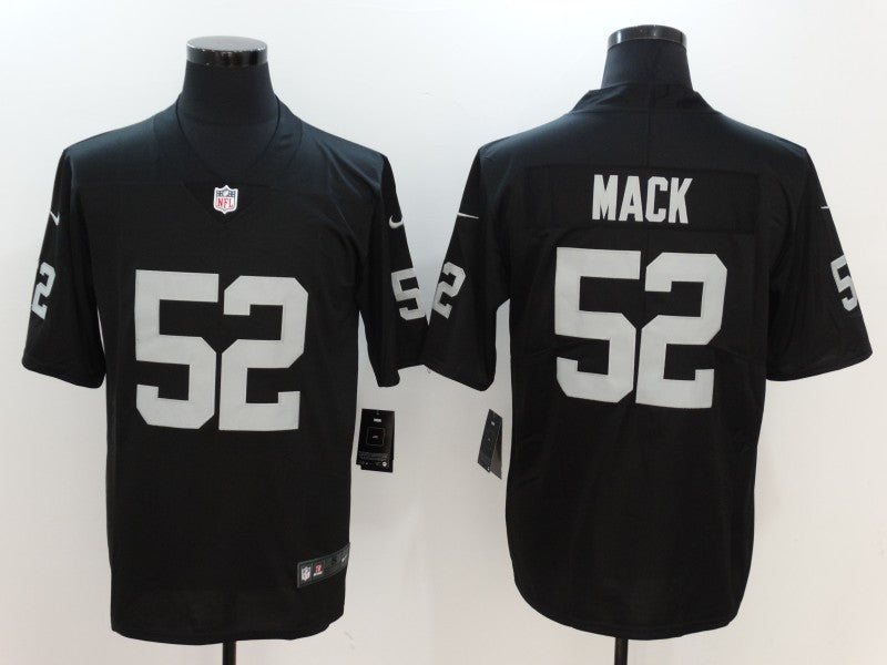 Men's Las Vegas Raiders Khalil Mack #52 Black Game Player Jerseys