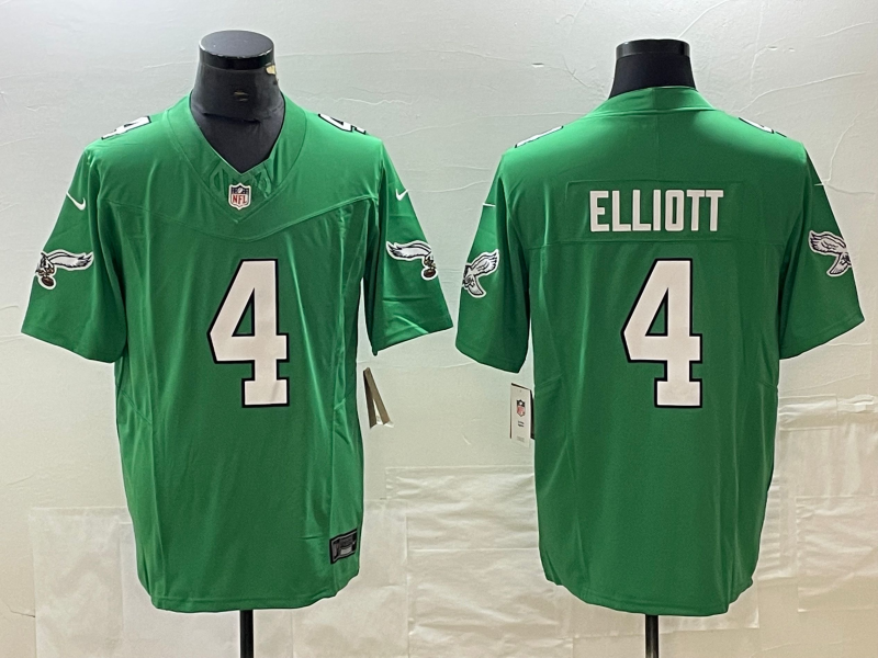 Men's Philadelphia Eagles Jake Elliott #4 Kelly Green Game Jerseys