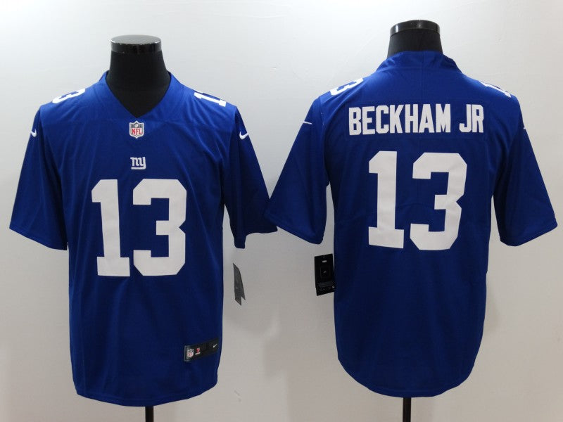 Men's New York Giants Odell Beckham Jr. #13 Blue Game Jerseys