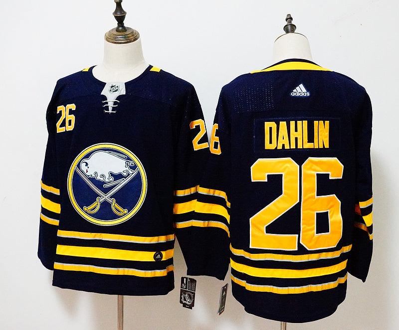 Men's Buffalo Sabres Rasmus Dahlin #26 Navy Replica Game Jerseys