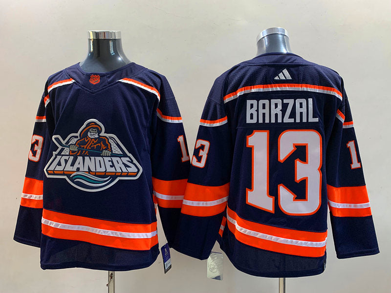 Men's New York Islanders Mathew Barzal #13 Royal Player Jerseys
