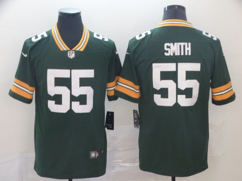 Men's Green Bay Packers Za'Darius Smith #55 Green Game Jerseys