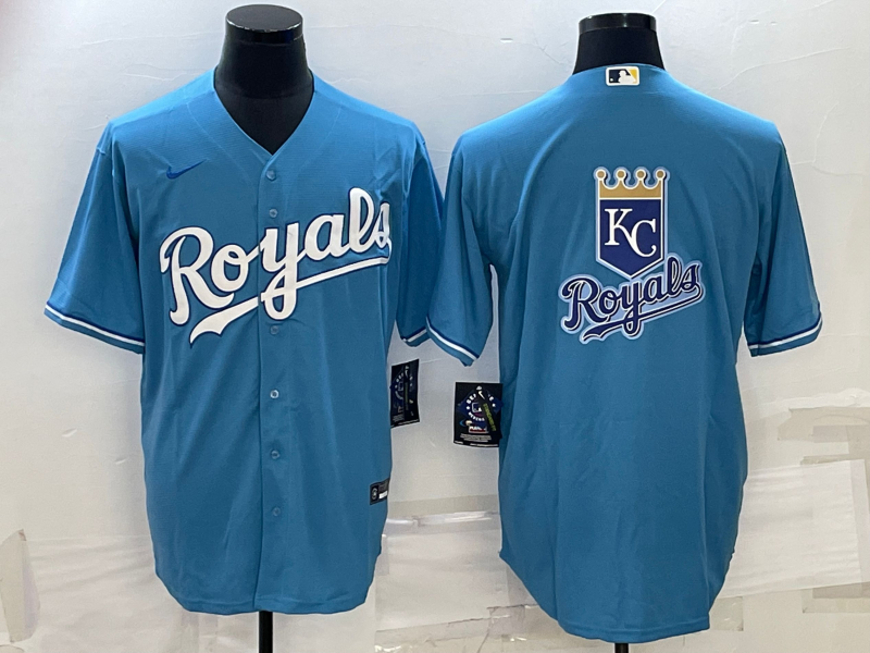 Men's Kansas City Royals Light Blue Replica Player Jerseys