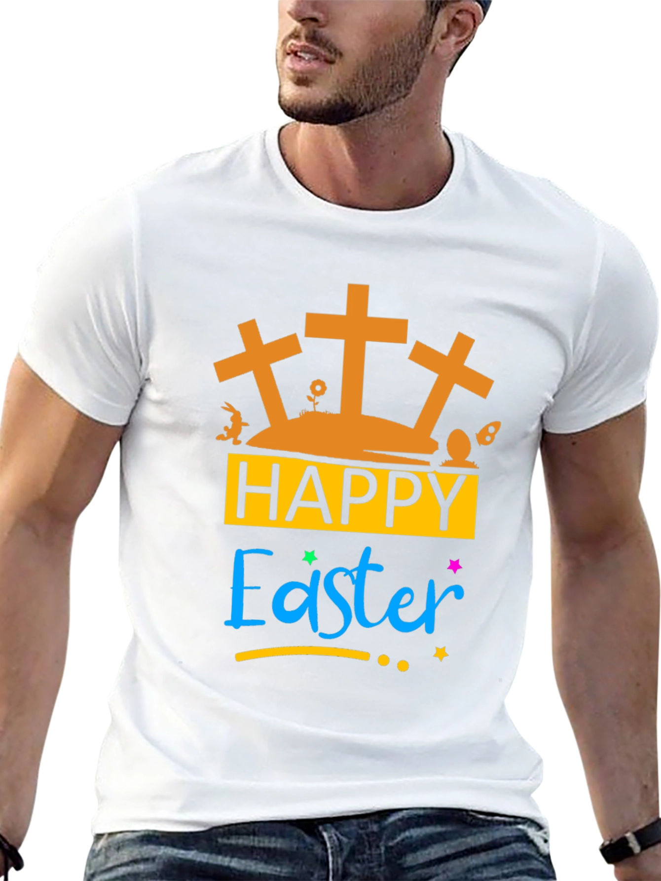 Happy Easter Graphic T-Shirt