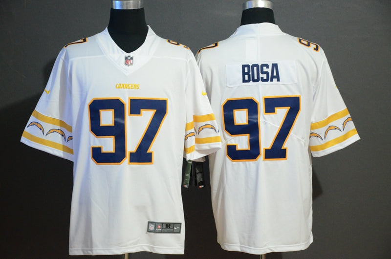 Men's Los Angeles Chargers Joey Bosa #97 White Game Player Jerseys