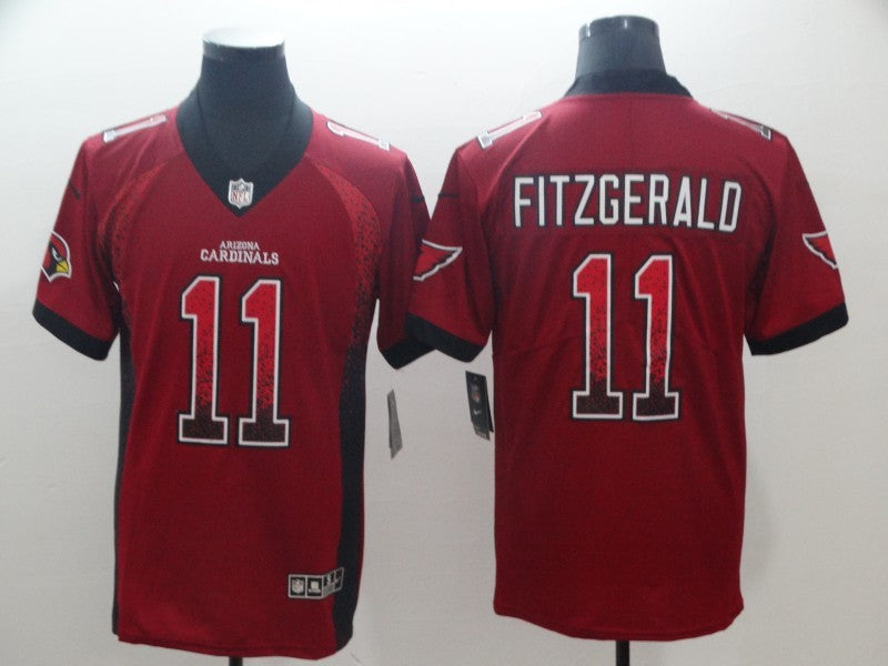 Men's Arizona Cardinals Larry Fitzgerald #11 Red Player Game Jerseys