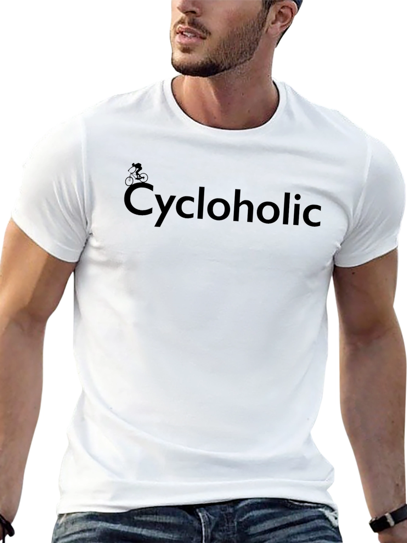 Cycloholic Graphic Tee - Cycling Addiction T-Shirt