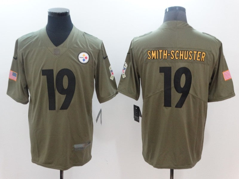 Men's Pittsburgh Steelers JuJu Smith-Schuster #19 Brown Alternate Game Jerseys