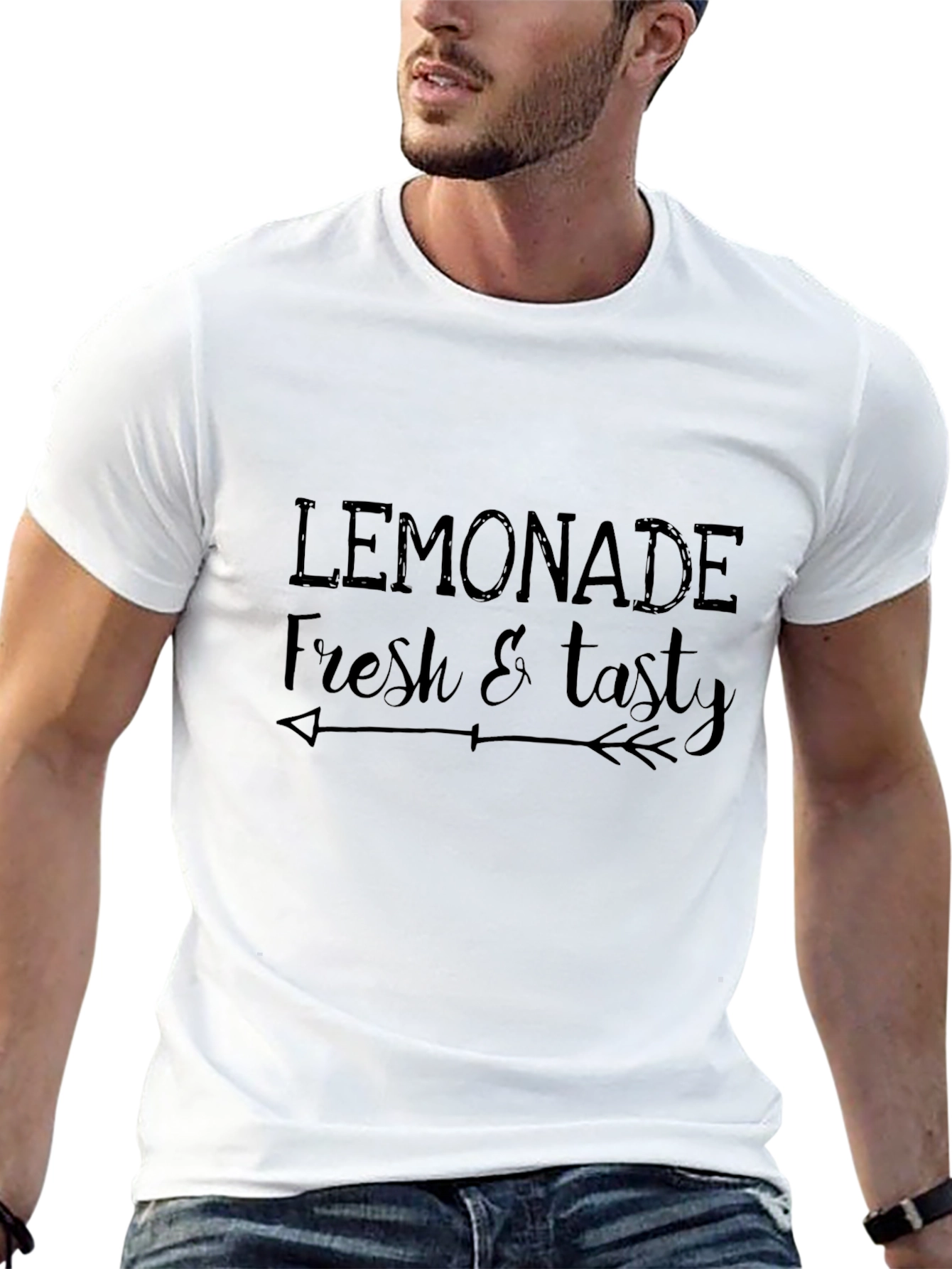 Lemonade Fresh & Tasty Black Graphic Tee