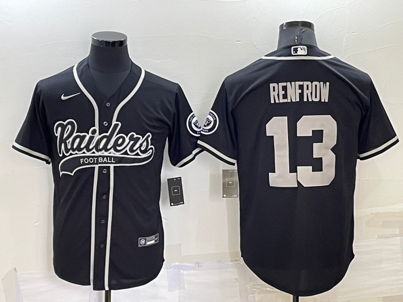 Men's Las Vegas Raiders Hunter Renfrow #13 Black Game Jerseys Joint Edition