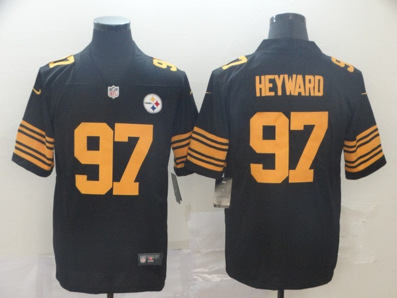 Men's Pittsburgh Steelers Cameron Heyward #97 Black Alternate Legend Jerseys