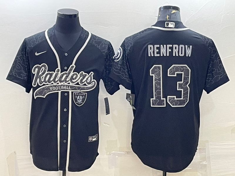 Men's Las Vegas Raiders Hunter Renfrow #13 Black RFLCTV Limited Jerseys Joint Edition