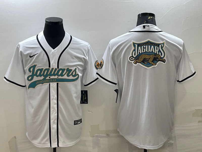Men's Jacksonville Jaguars White Fashion Jerseys