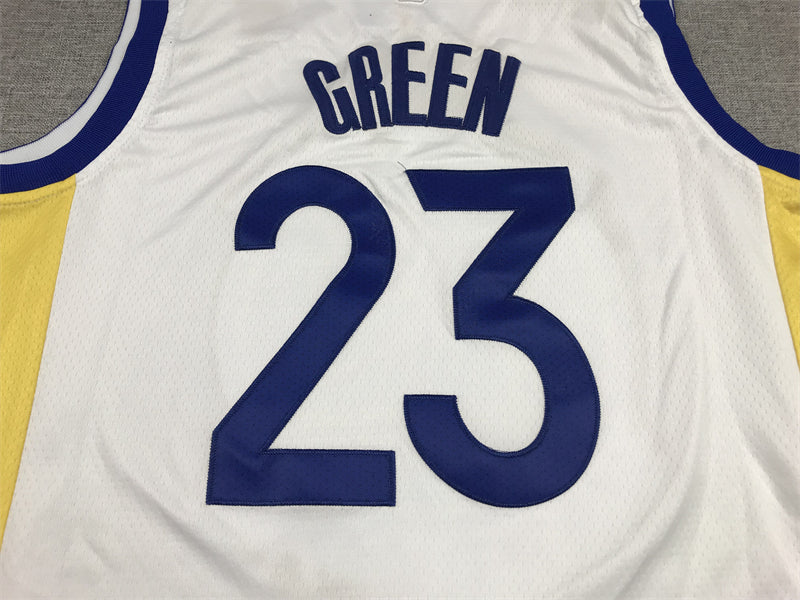 Men's Golden State Warriors Draymond Green #23 White Classic Player Jerseys