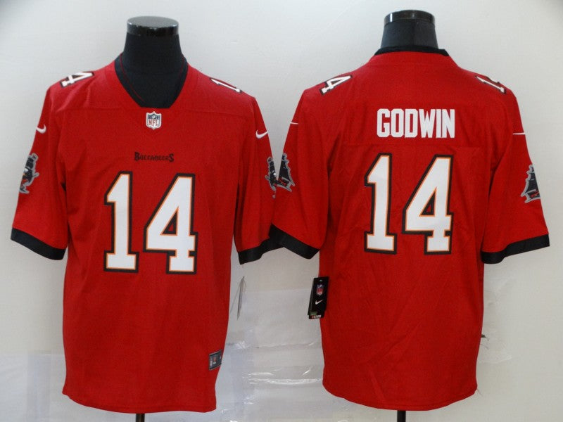 Men's Tampa Bay Buccaneers Chris Godwin #14 Red Vapor Limited Jerseys