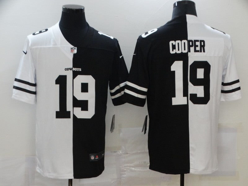 Men's Dallas Cowboys Amari Cooper #19 Black/White Game Jerseys
