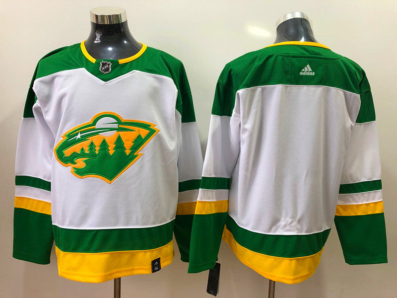 Men's Minnesota Wild White Blank Jerseys