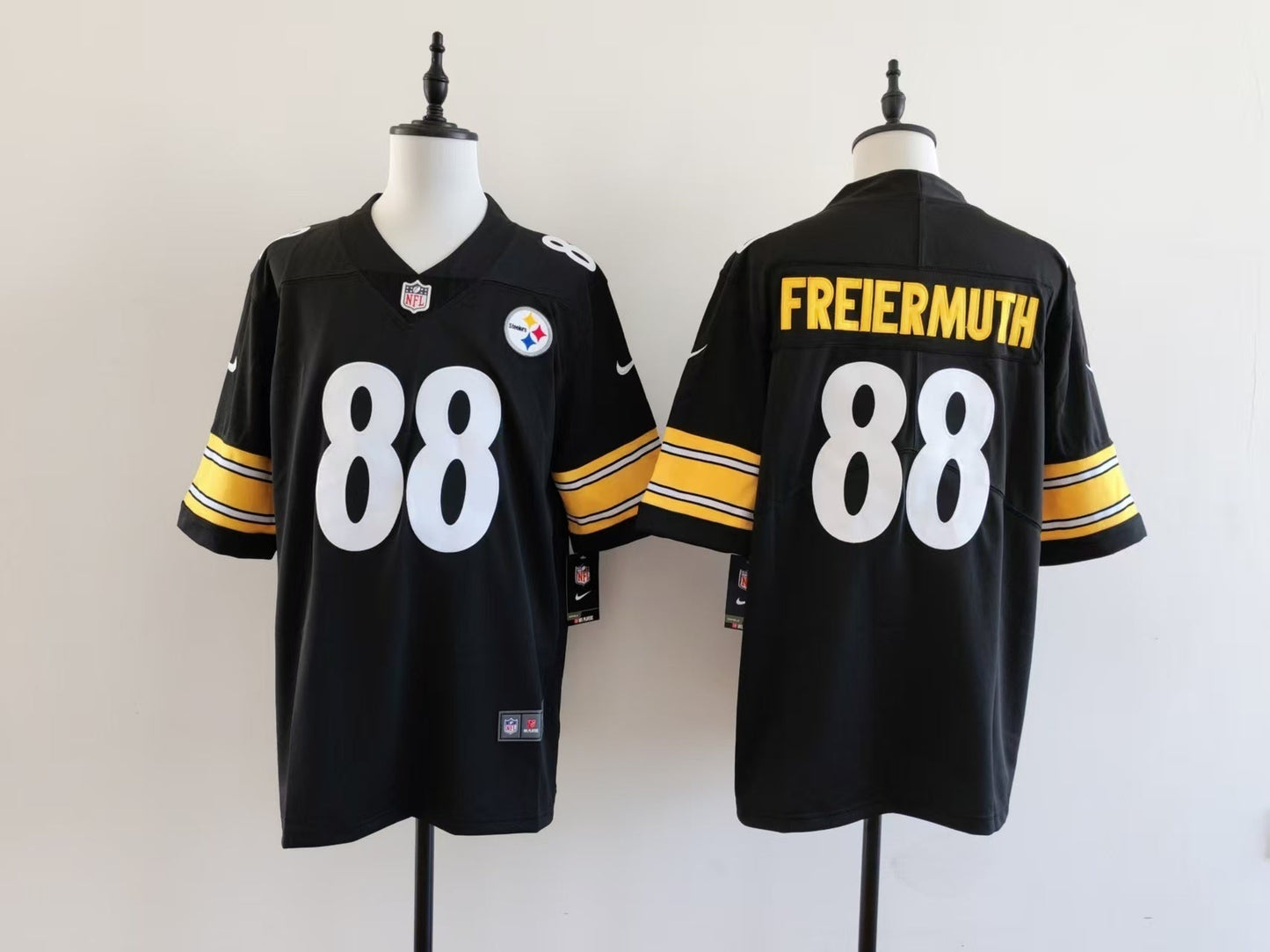 Men's Pittsburgh Steelers Pat Freiermuth Nike Jersey - Black