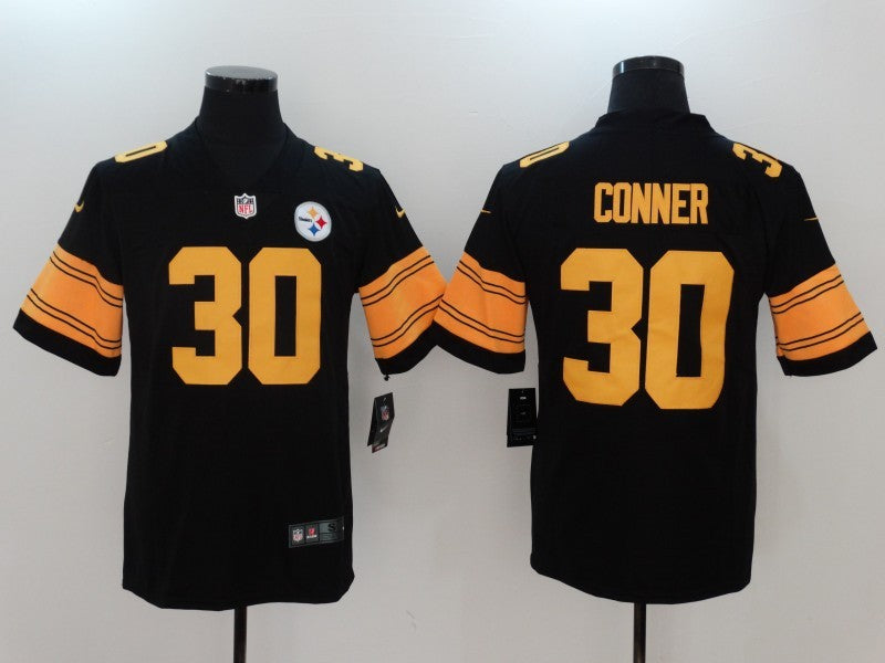 Men's Pittsburgh Steelers James Conner #30 Black Alternate Legend Jerseys