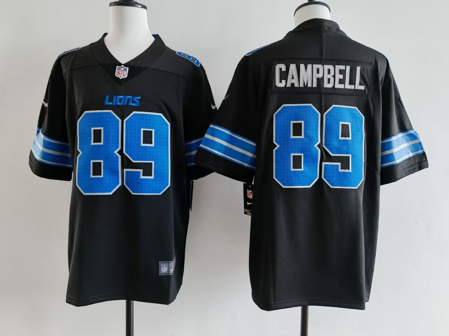 Men's Detroit Lions Dan Campbell Jersey - Black
