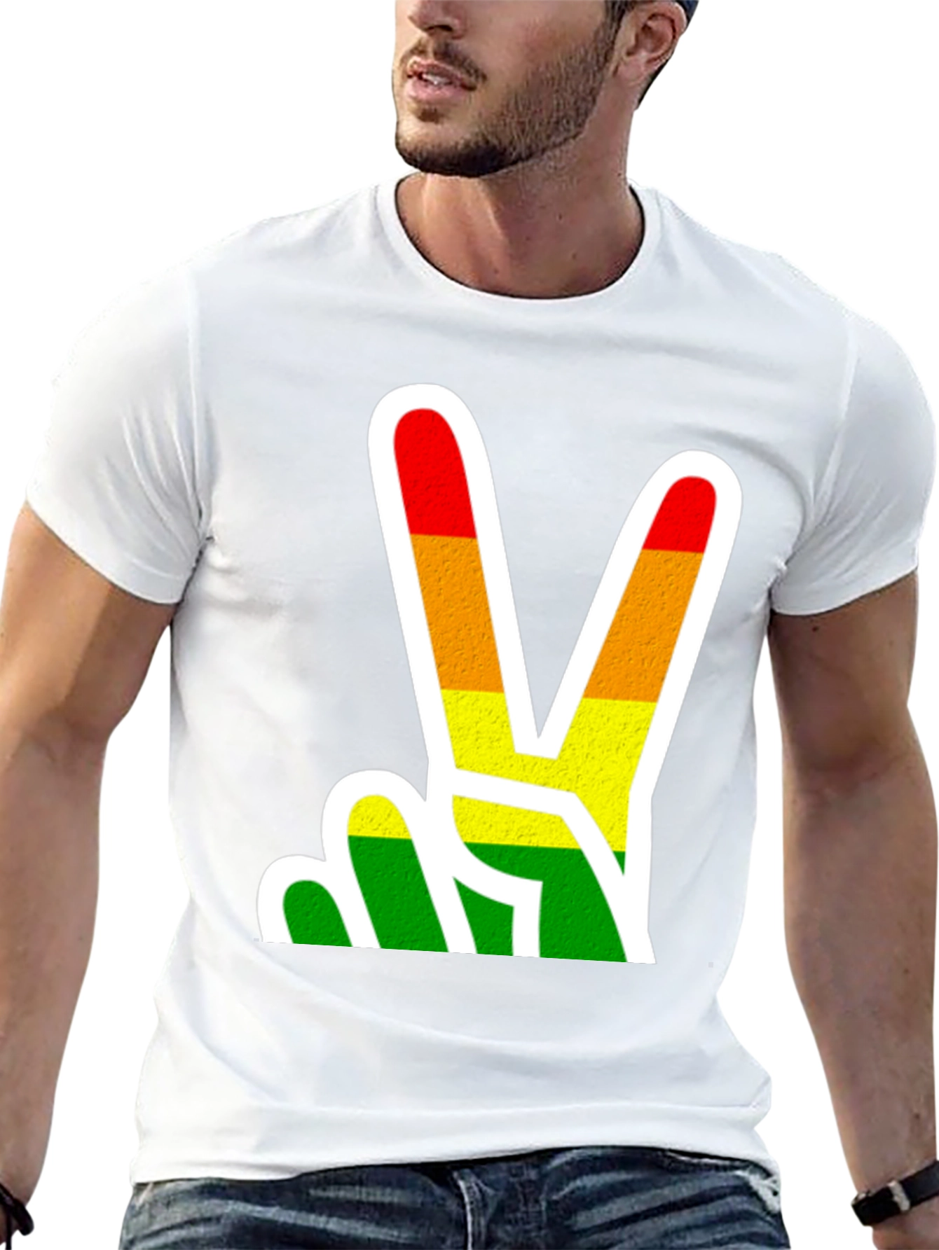 Peace Sign Rainbow T-Shirt