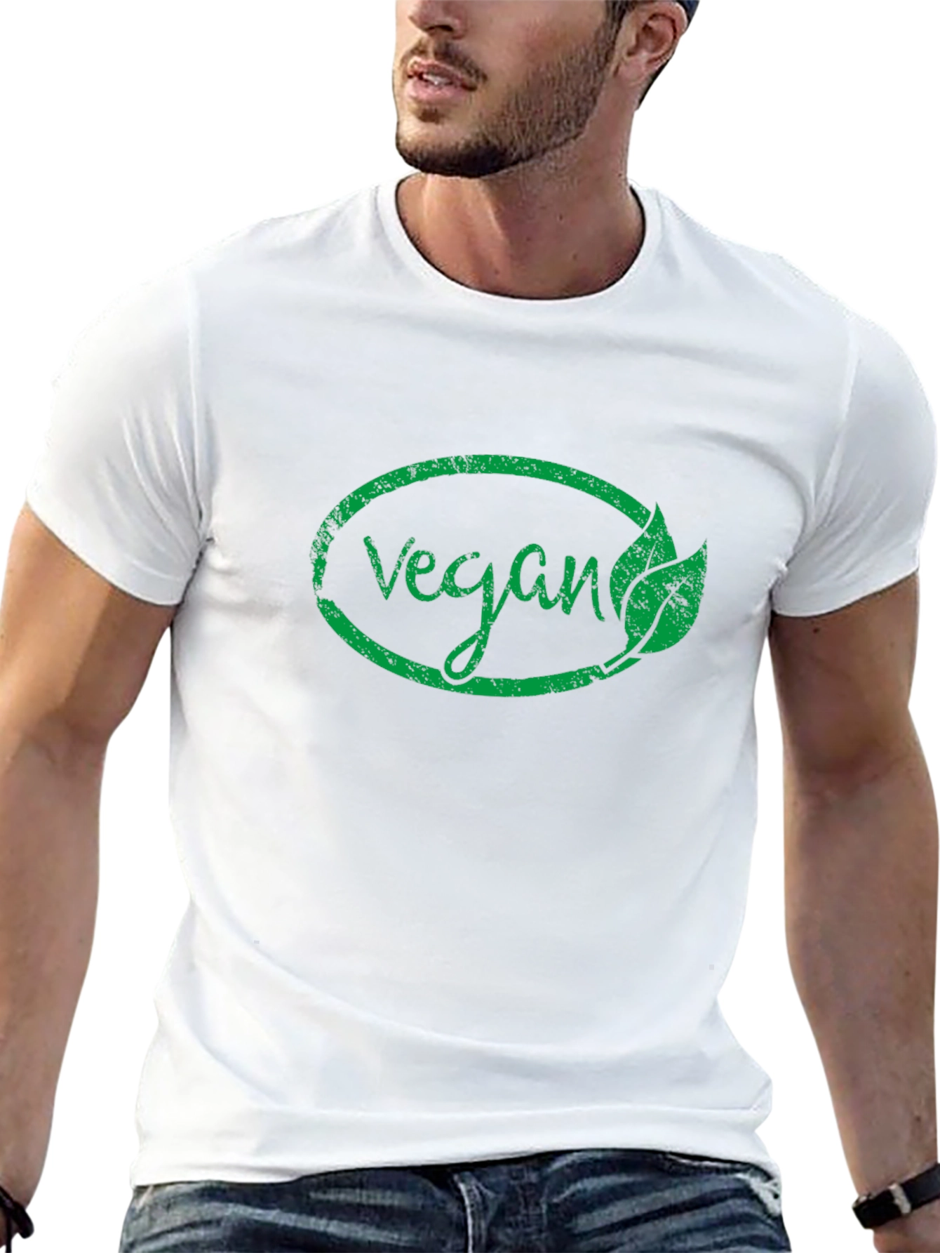Vegan Graphic Tee - Stylish & Sustainable