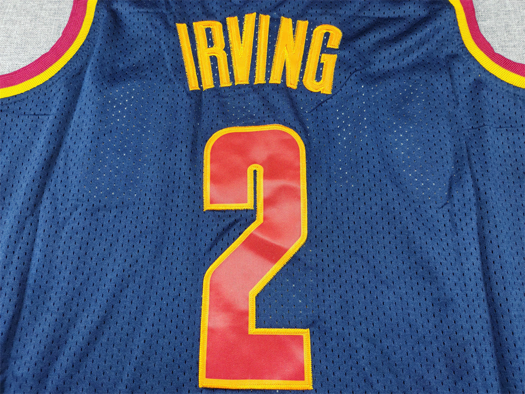 Men's Cleveland Cavaliers Kyrie Irving #2 Navy 2011/12 Hardwood Classics Swingman Jerseys