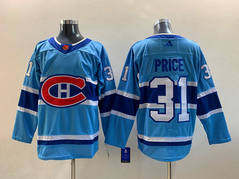 Men's Montreal Canadiens Carey Price #31 Blue Player Jerseys