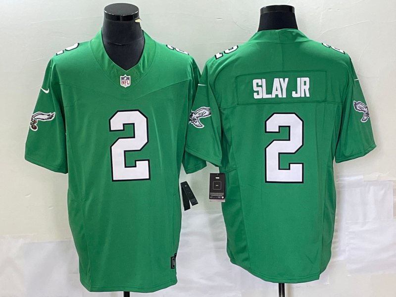 Men's Philadelphia Eagles Darius Slay Jr. #2 Kelly Green Game Jerseys
