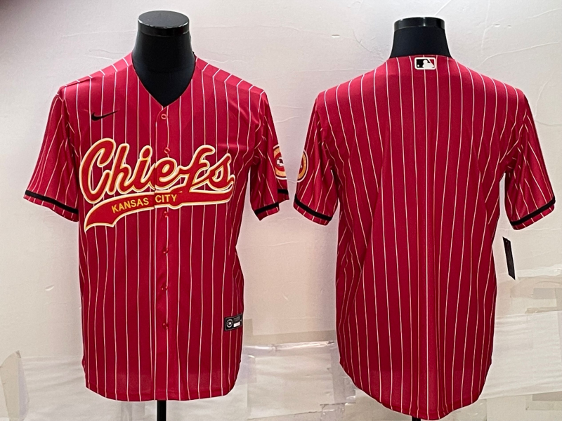 Men's Kansas City Chiefs Red Blank Game Jerseys