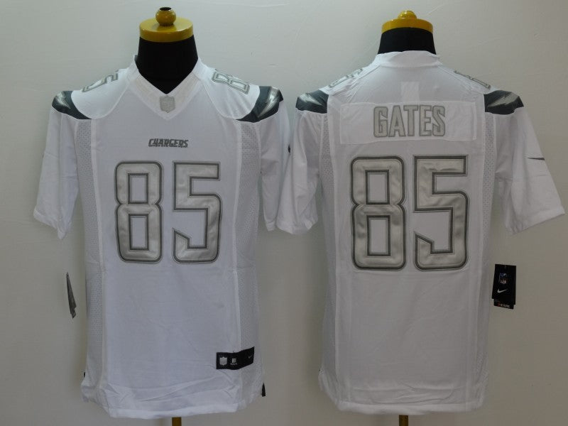 Men's Los Angeles Chargers Antonio Gates #85 White Game Jerseys