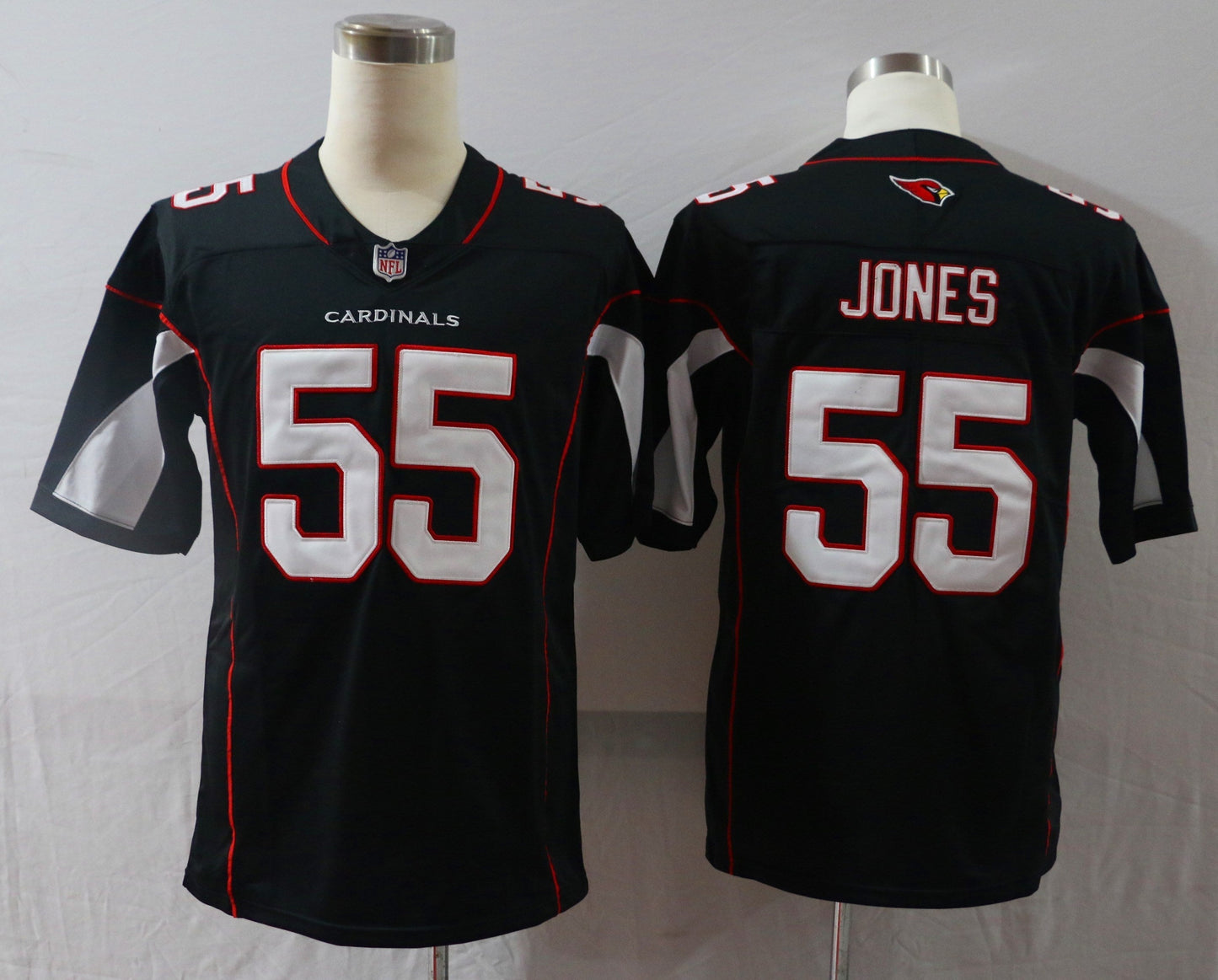 Men's Arizona Cardinals Chandler Jones #55 Black Game Jerseys