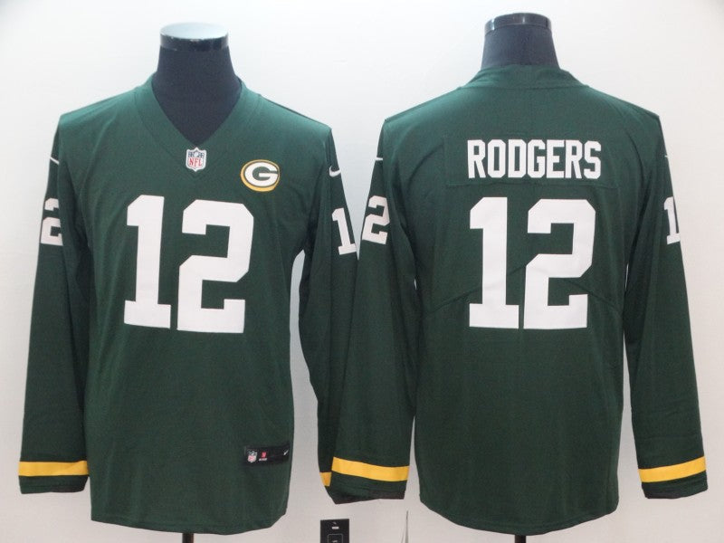 Men's Green Bay Packers Aaron Rodgers #12 Green Player Game Jerseys