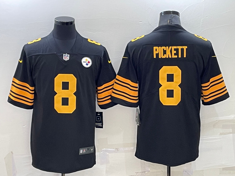 Men's Pittsburgh Steelers Kenny Pickett #8 Black Alternate Legend Jerseys