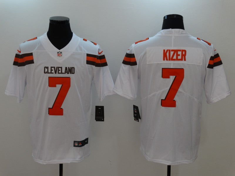 Men's Cleveland Browns DeShone Kizer #7 White Game Jerseys