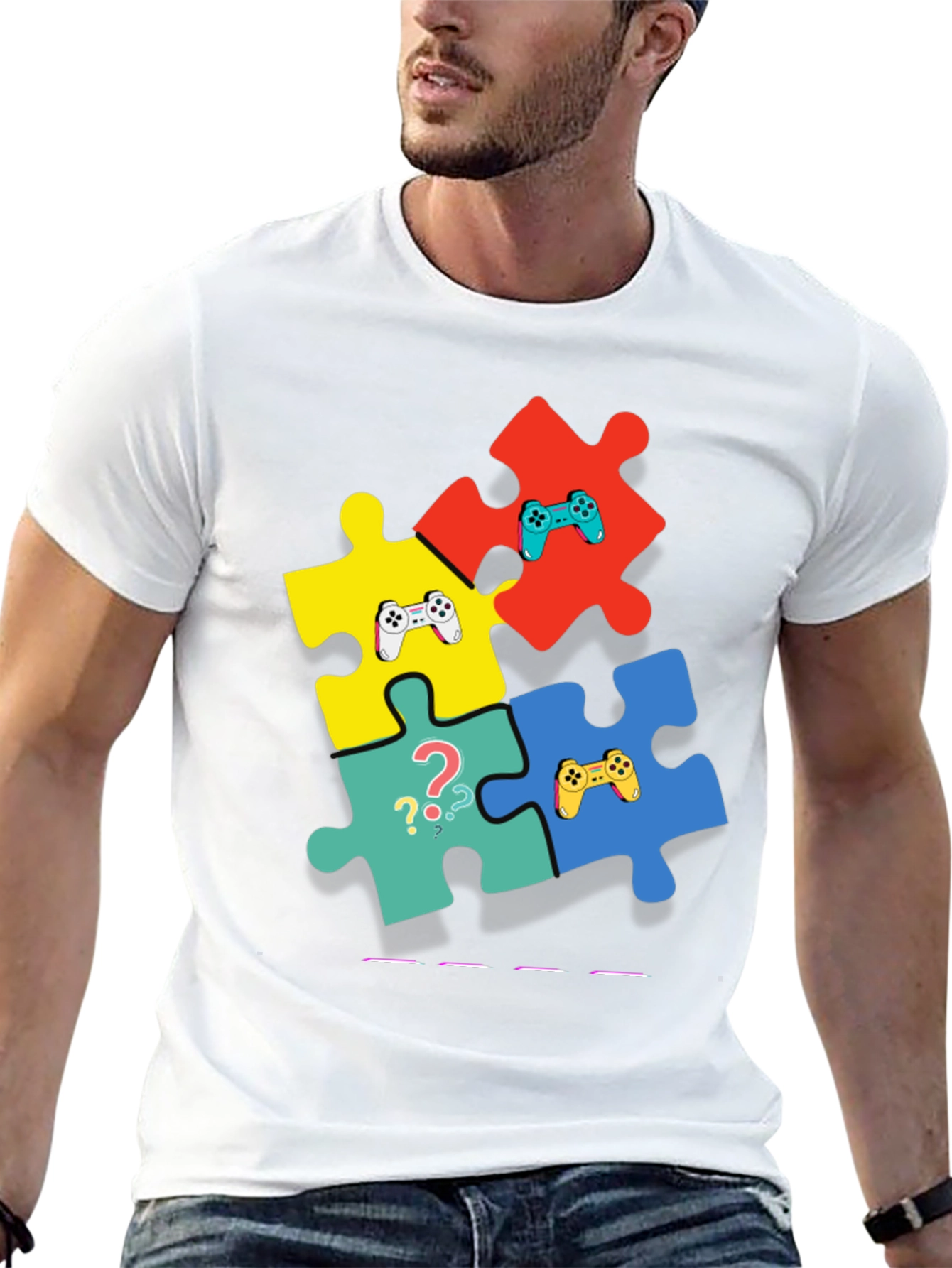 Puzzle Piece Gamer T-Shirt